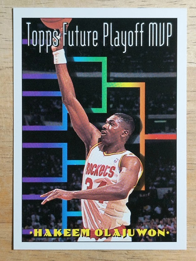 1993-94 Topps #205 Hakeem Olajuwon FPM