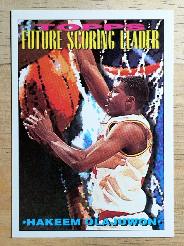 1993-94 Topps #385 Hakeem Olajuwon FSL