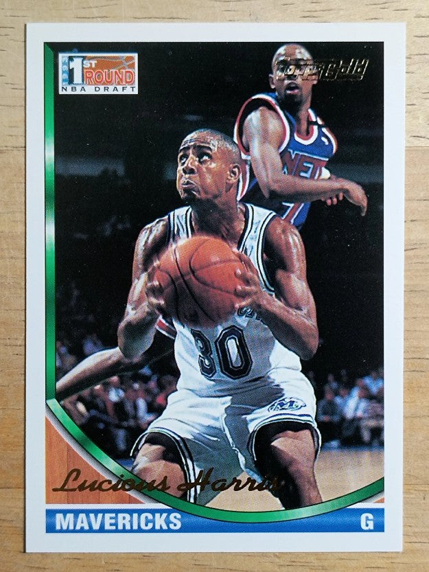 1993-94 Topps Gold #353 Lucious Harris