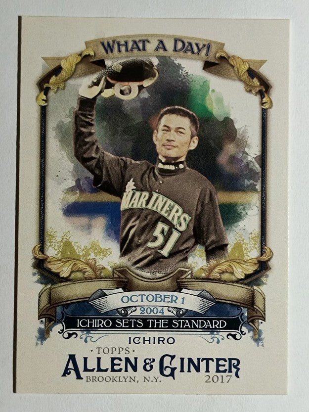 2017 Topps Allen and Ginter What a Day #WAD87 Ichiro Suzuki