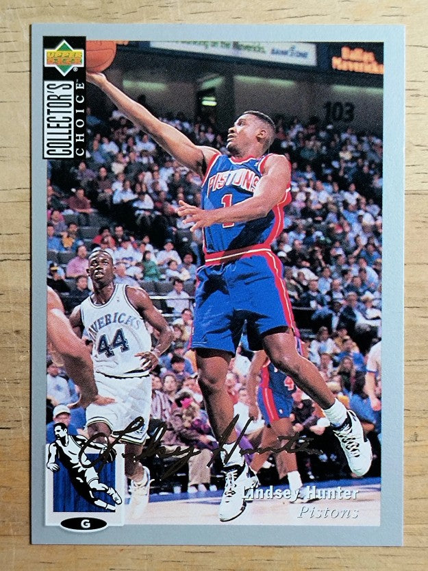 1994-95 Collector's Choice Silver Signature #82 Lindsey Hunter