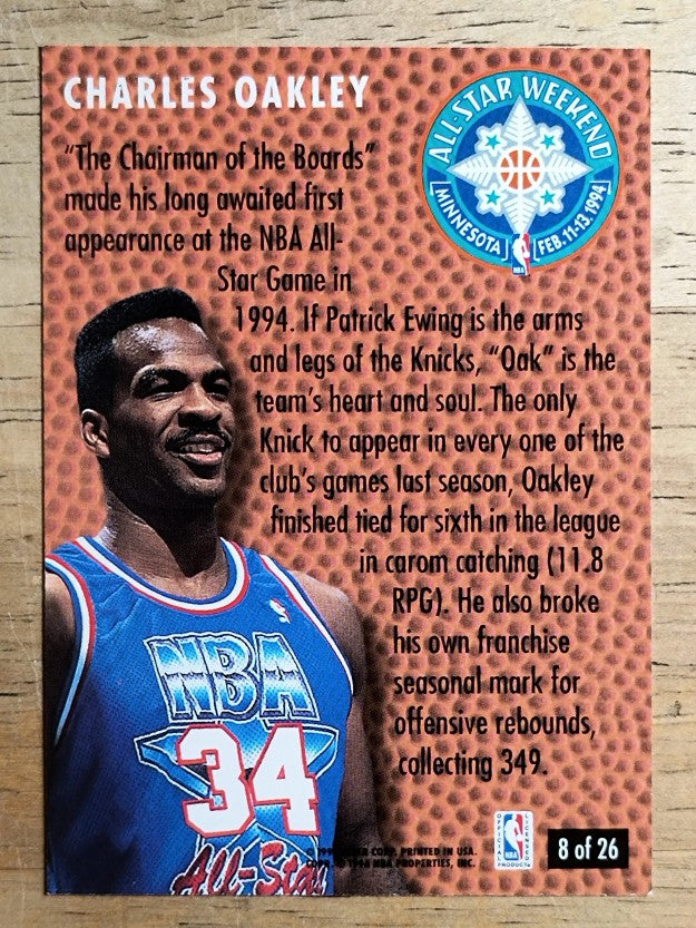 1994-95 Fleer All-Stars #8 Charles Oakley