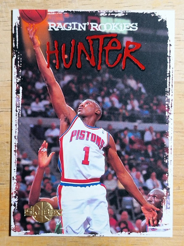 1994-95 SkyBox Premium Ragin' Rookies #RR8 Lindsey Hunter