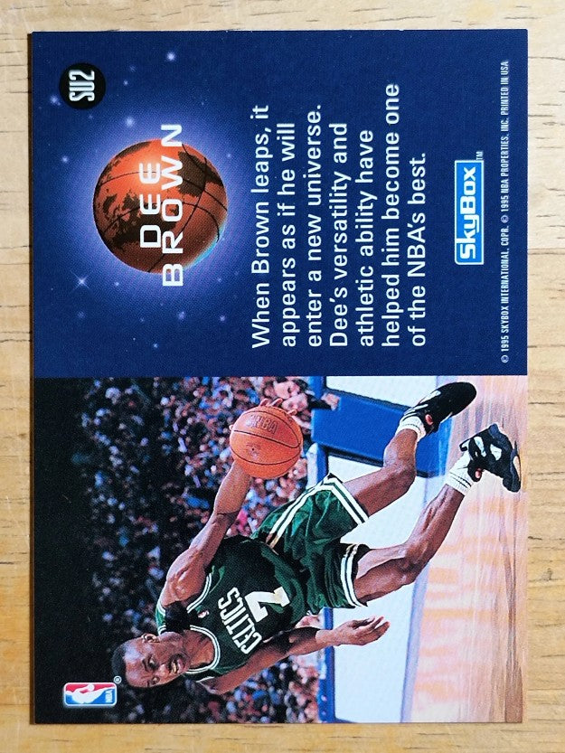 1994-95 SkyBox Premium Slammin' Universe #SU2 Dee Brown