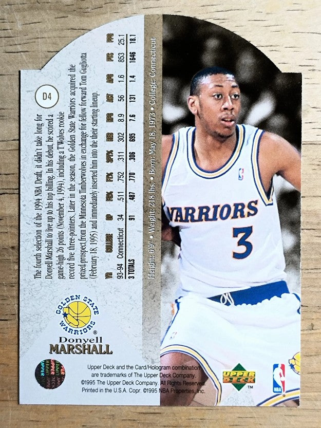 1994-95 SP Die Cuts #D4 Donyell Marshall