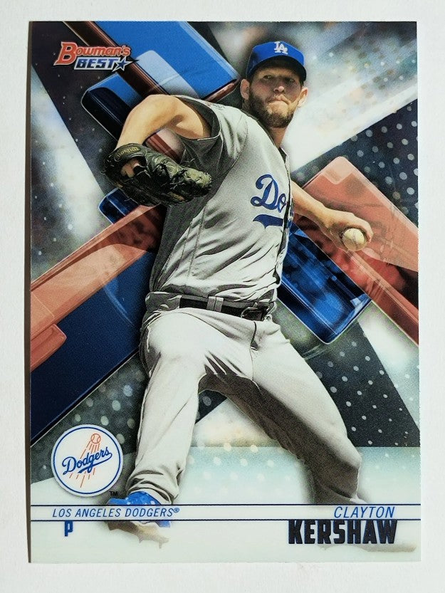 2018 Bowman's Best #59 Clayton Kershaw
