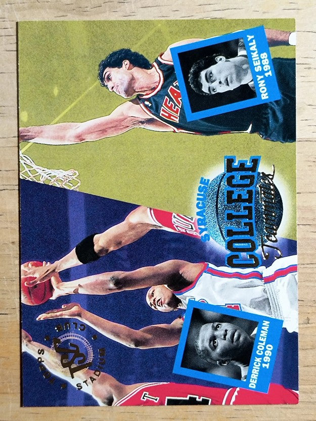 1994-95 Stadium Club #103 Rony Seikaly/Derrick Coleman