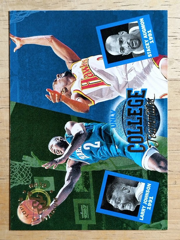 1994-95 Stadium Club #113 Stacey Augmon/Larry Johnson