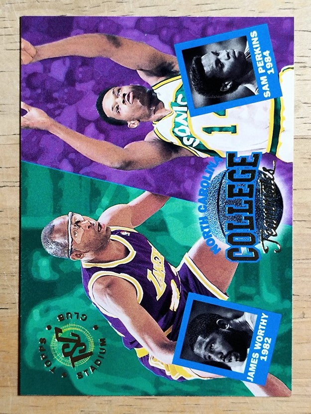 1994-95 Stadium Club #114 Sam Perkins/James Worthy