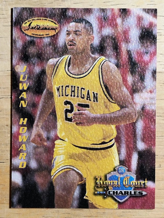 1995 Ted Williams Royal Court #RC6 Juwan Howard