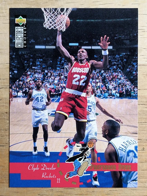 1995-96 Collector's Choice #199 Clyde Drexler PD