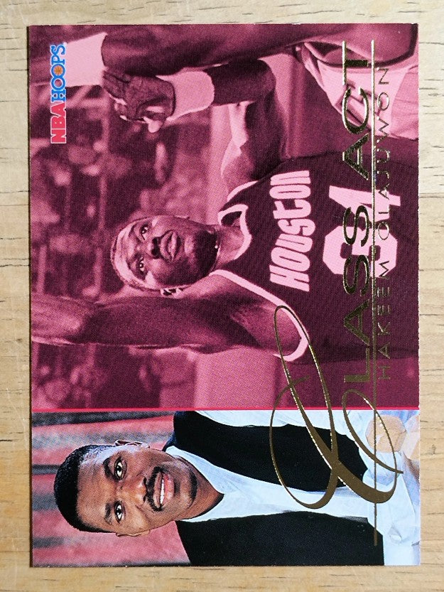 1995-96 Hoops #241 Hakeem Olajuwon CA