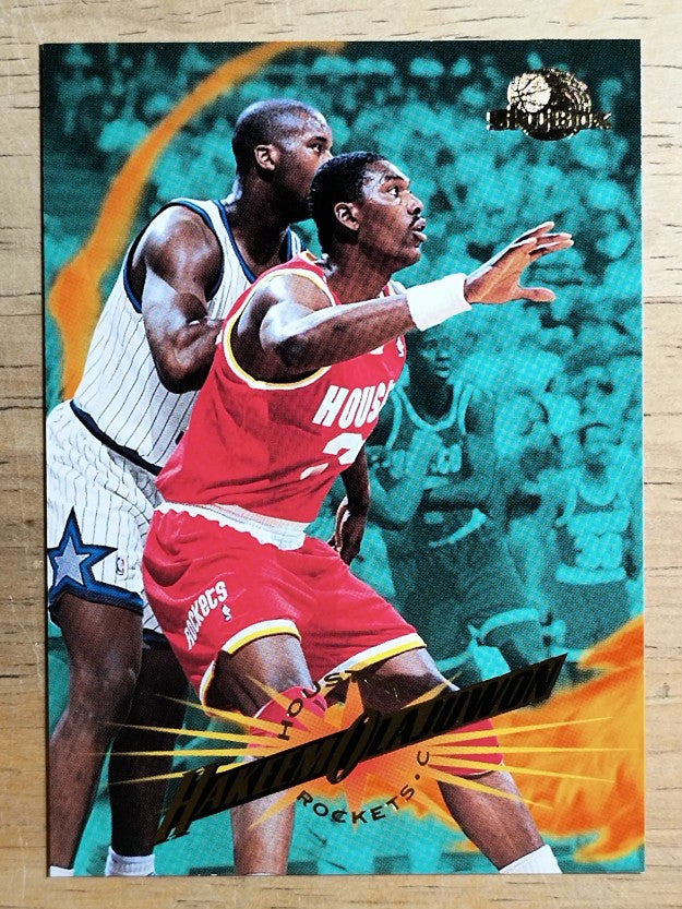 1995-96 SkyBox Premium #47 Hakeem Olajuwon