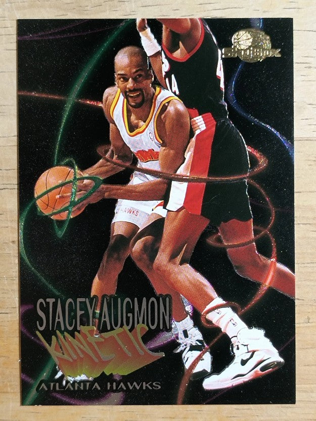 1995-96 SkyBox Premium Kinetic #K4 Stacey Augmon