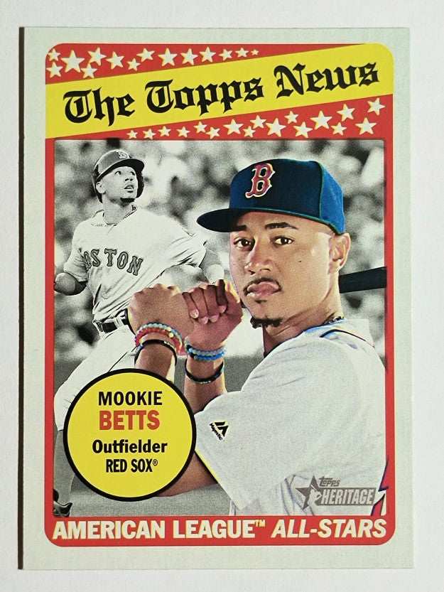 2018 Topps Heritage #182 Mookie Betts