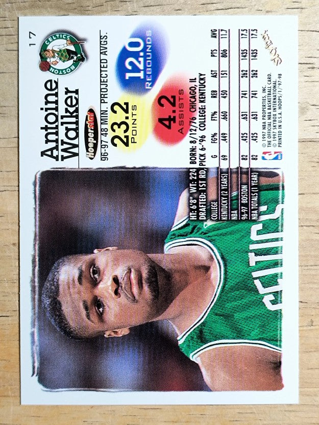 1997-98 Hoops #17 Antoine Walker