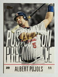 2018 Topps Update Postseason Preeminence #PO19 Albert Pujols