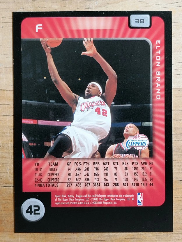 2003-04 Upper Deck Victory #38 Elton Brand