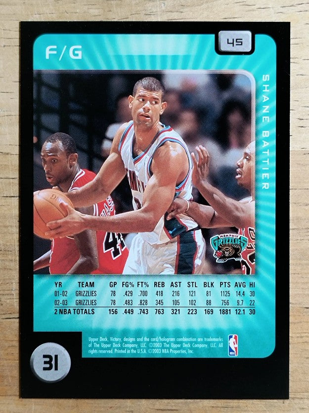 2003-04 Upper Deck Victory #45 Shane Battier