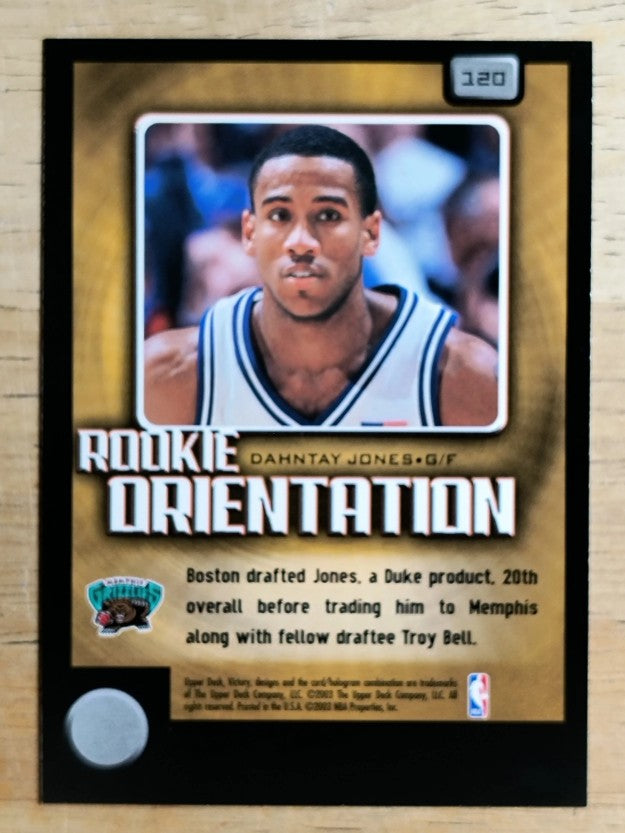 2003-04 Upper Deck Victory #120 Dahntay Jones RC