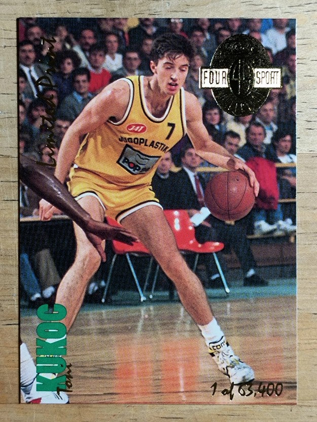 1993 Classic Four Sport LPs #LP7 Toni Kukoc