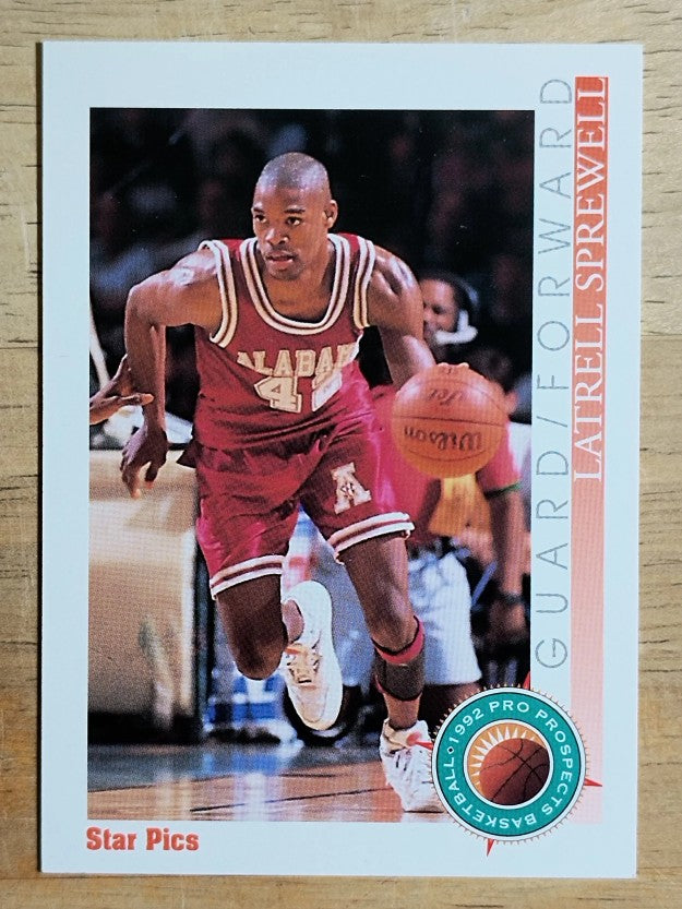 1992 Star Pics #38 Latrell Sprewell