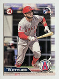 2019 Bowman #49 David Fletcher RC