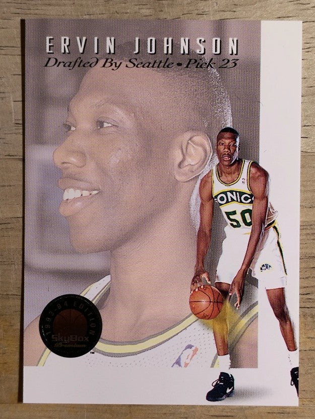 1993-94 SkyBox Premium Draft Picks #DP23 Ervin Johnson