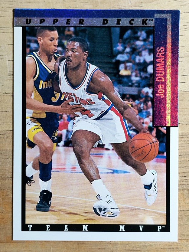 1993-94 Upper Deck Team MVPs #TM8 Joe Dumars