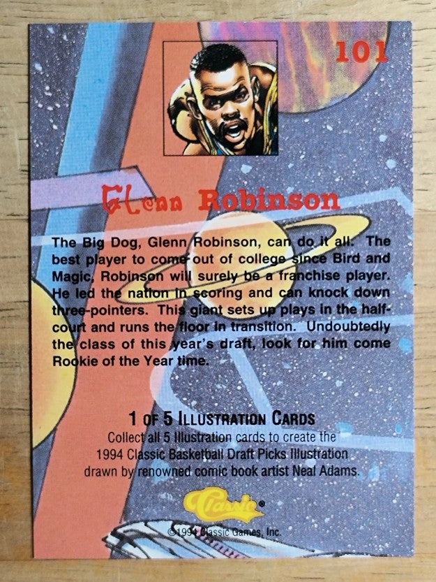 1994 Classic #101 Glenn Robinson COMIC SP
