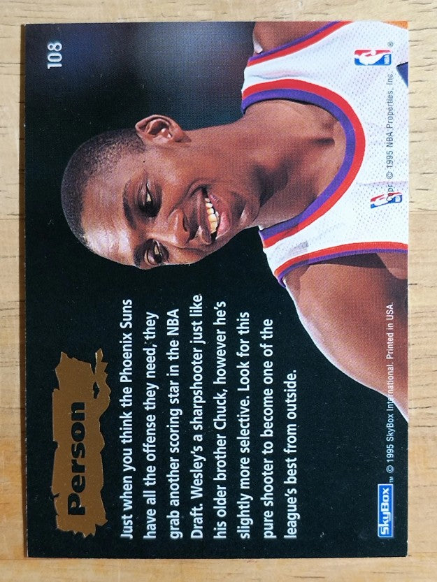 1994-95 Emotion #108 Wesley Person ROO