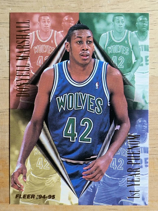 1994-95 Fleer First Year Phenoms #3 Donyell Marshall