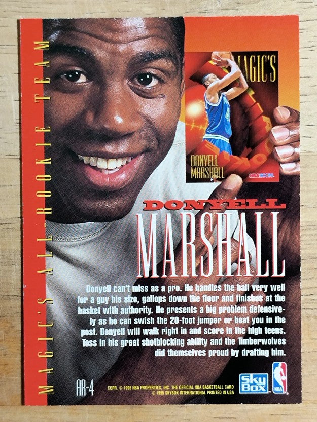 1994-95 Hoops Magic's All-Rookies #AR4 Donyell Marshall