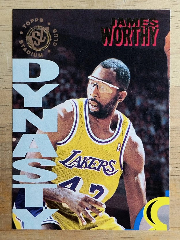 1994-95 Stadium Club Dynasty and Destiny #5A James Worthy