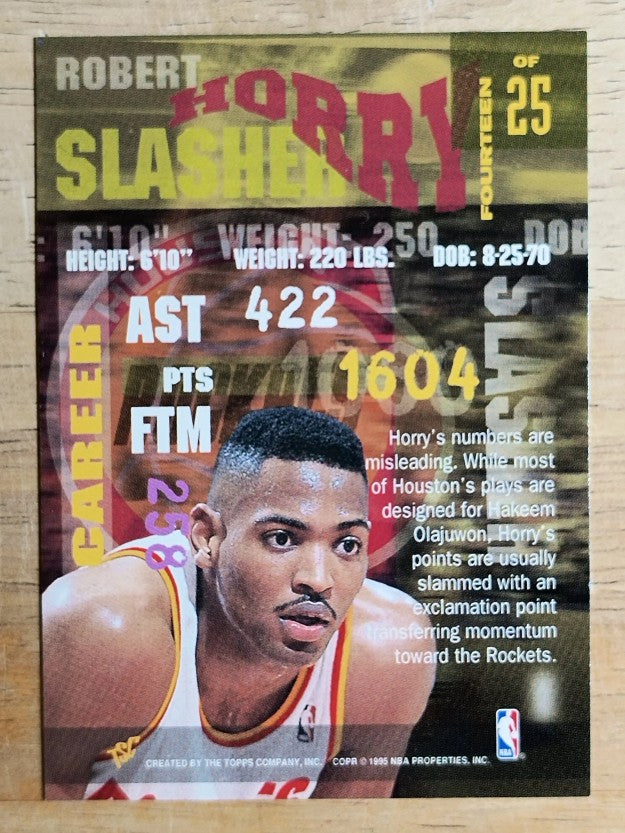 1994-95 Stadium Club Super Skills #14 Robert Horry