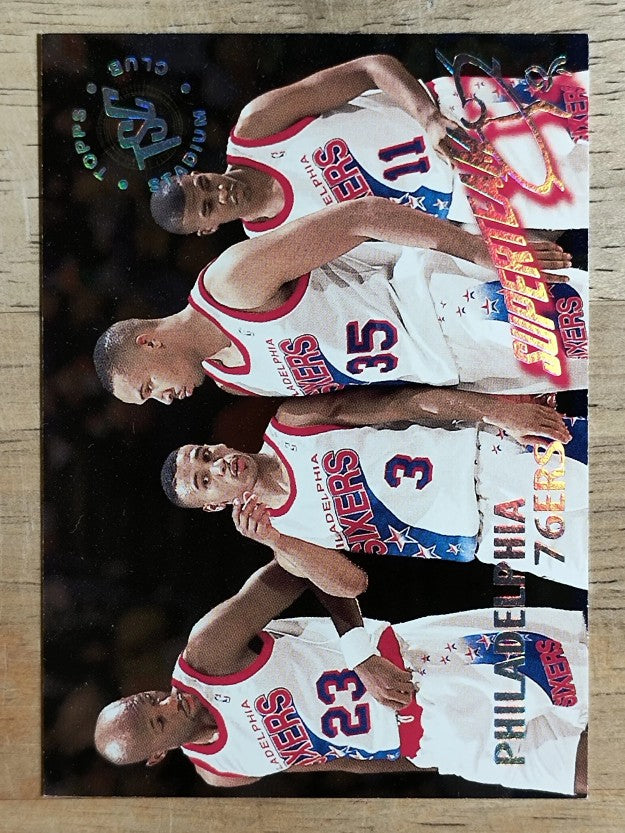 1994-95 Stadium Club Super Teams #20 Philadelphia 76ers/Dana Barros