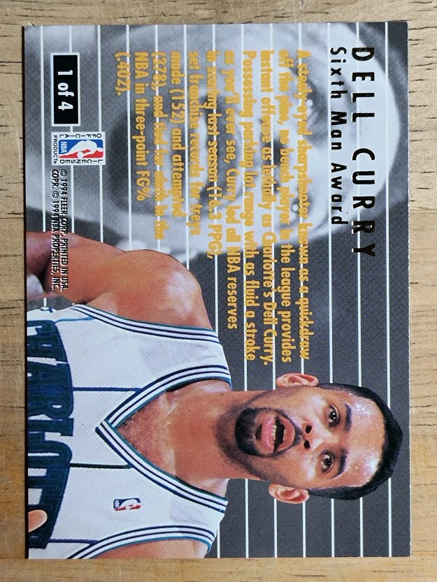 1994-95 Ultra Award Winners #1 Dell Curry