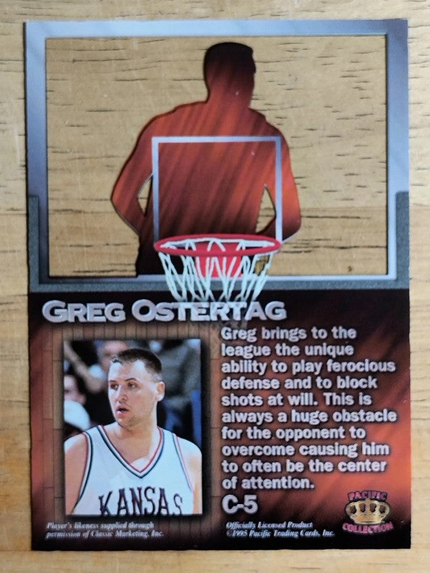1995 Pacific Prisms Centers of Attention #C5 Greg Ostertag