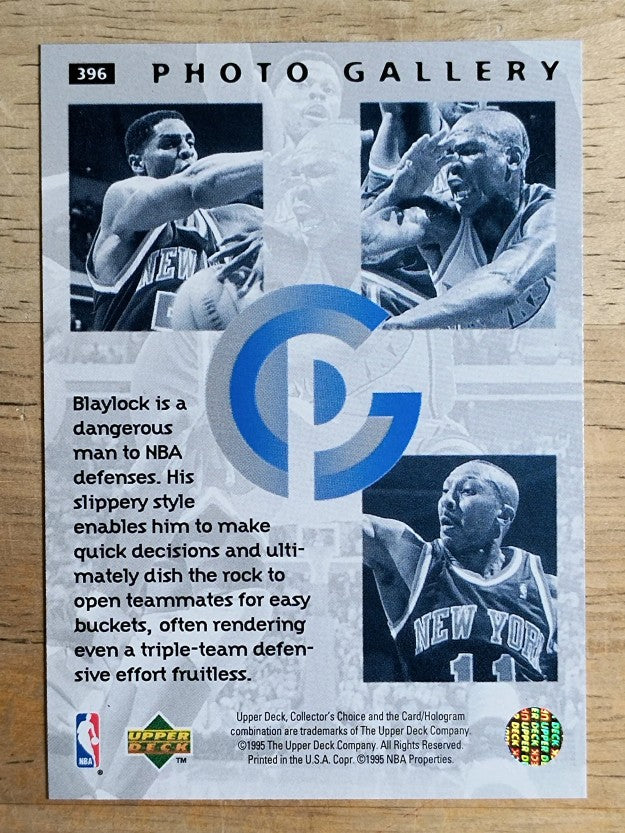 1995-96 Collector's Choice #396 Mookie Blaylock PG