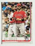 2019 Topps #295 All Smiles/Albert Pujols/Mookie Betts