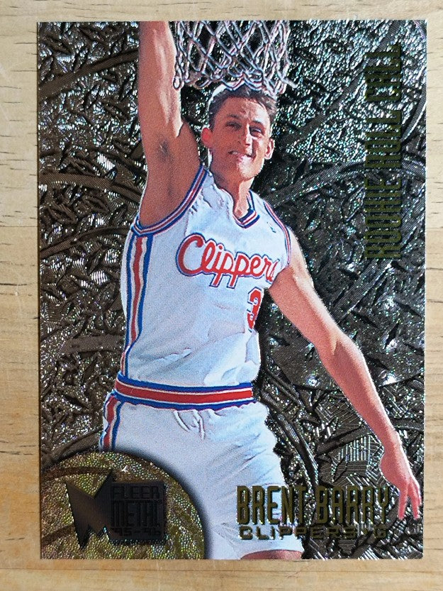 1995-96 Metal Rookie Roll Call Silver Spotlight #R1 Brent Barry