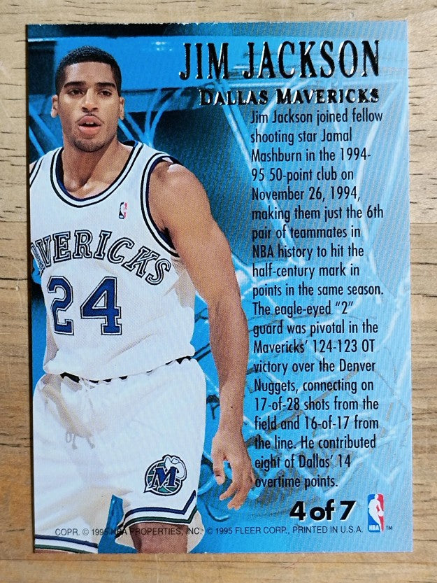 1995-96 Ultra Fabulous Fifties #4 Jim Jackson
