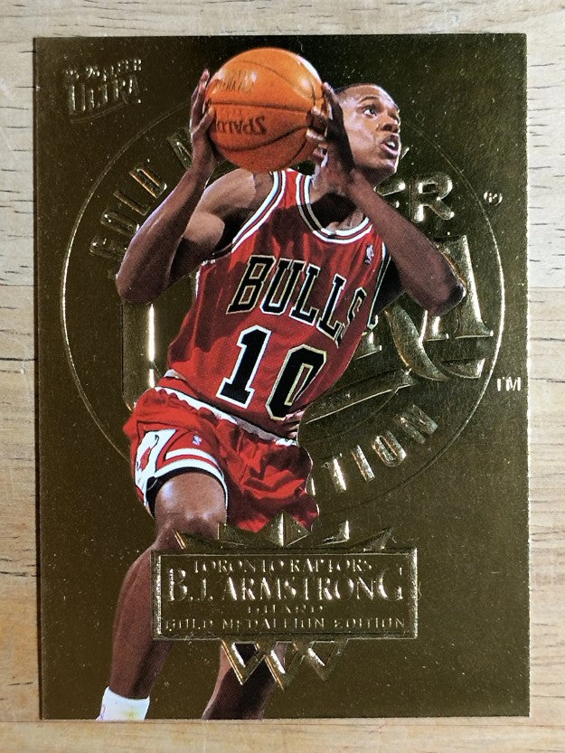 1995-96 Ultra Gold Medallion #177 B.J. Armstrong