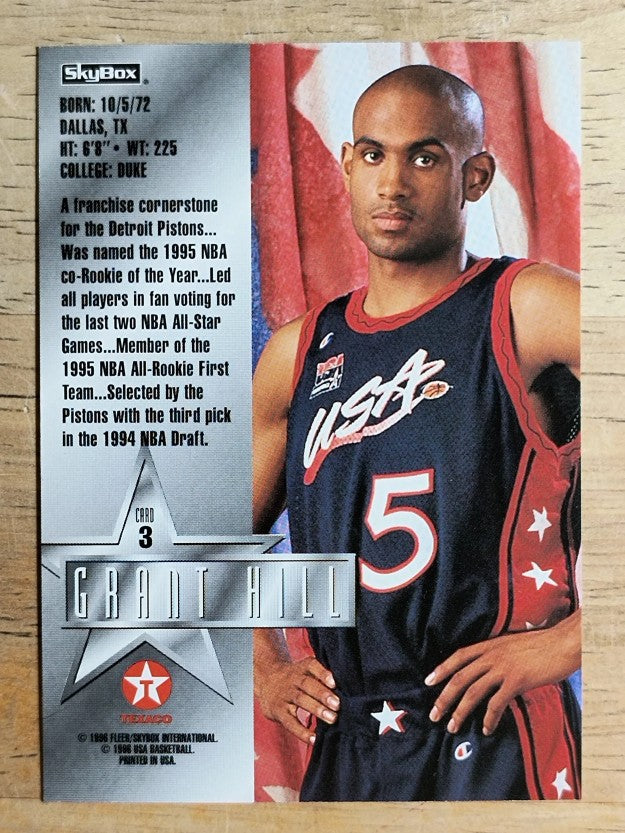 1996 SkyBox USA Texaco #3 Grant Hill