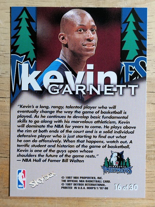 1997-98 Hoops Talkin' Hoops #16 Kevin Garnett