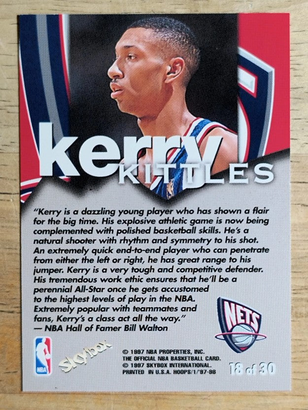1997-98 Hoops Talkin' Hoops #18 Kerry Kittles