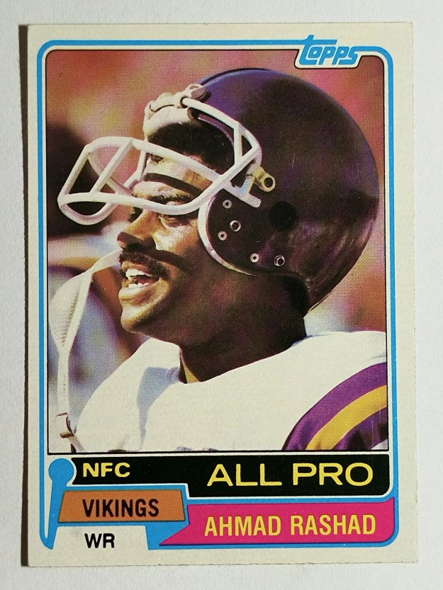 1981 Topps #140 Ahmad Rashad AP