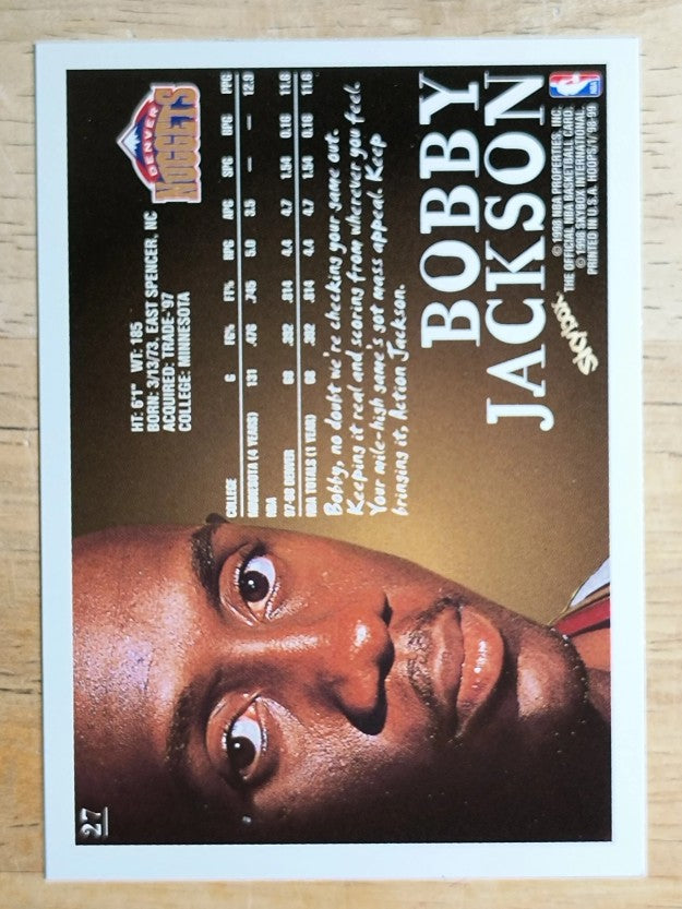 1998-99 Hoops #27 Bobby Jackson