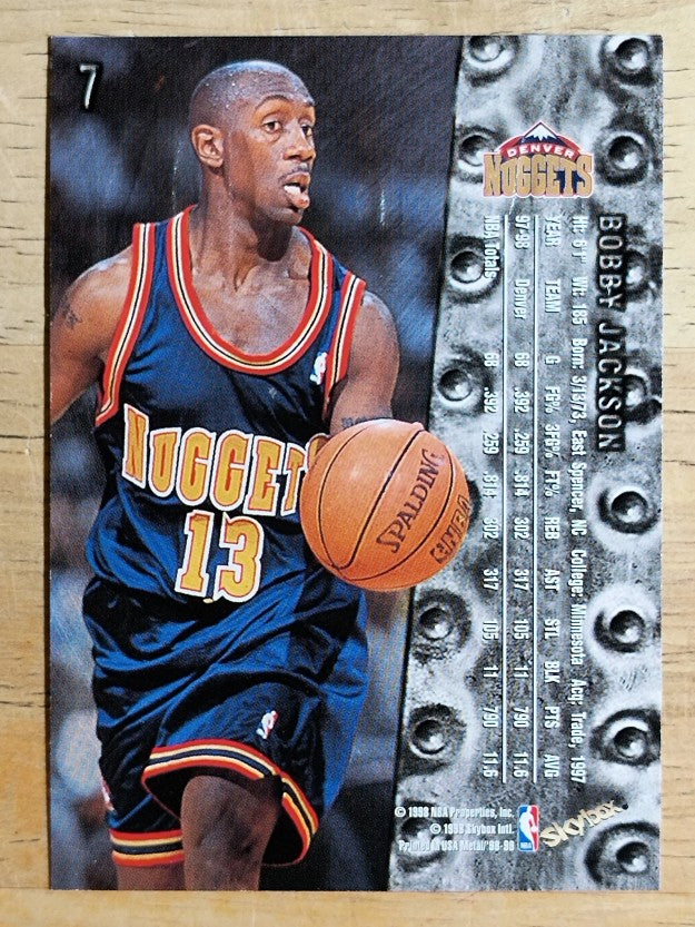 1998-99 Metal Universe #7 Bobby Jackson