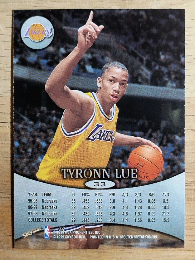1998-99 SkyBox Molten Metal #33 Tyronn Lue RC